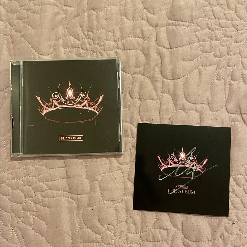 BLACKPINK THE ALBUM signed by Lisa